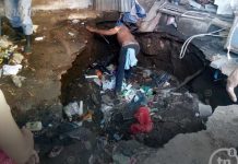 Se hunde la tierra debajo de tramo del Mercado Oriental