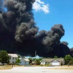Estados unidos, Illinois, incendio, planta química