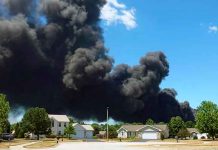 Evacúan a miles tras explosión en una planta química de Illinois Estados unidos, Illinois, incendio, planta química