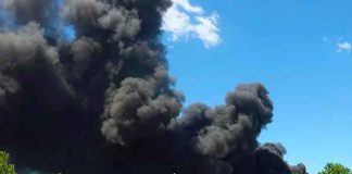Estados unidos, Illinois, incendio, planta química