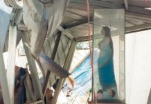 Imagen de la Virgen María que resistió al terremoto en Ecuador