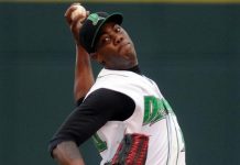 Chapman volvió a la lomita en Ligas Menores