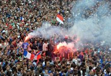 Francia: 44 heridos en violencia en el fútbol