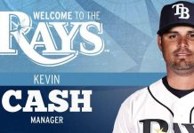 Kevin Cash será el nuevo manager de los Rays
