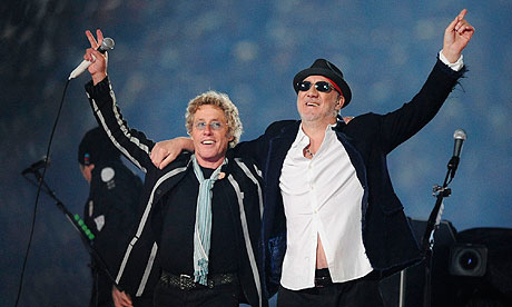 Roger Daltrey and Pete Townshend of the Who