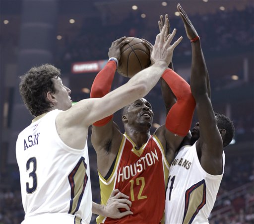 Dwight Howard, Omer Asik, Jrue Holiday