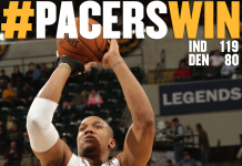 Pacers destruyeron a los Nuggets