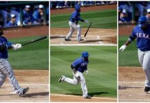 Fielder pegó su primer jonrón como Rangers