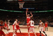 Wizards ganaron en tres tiempos extras