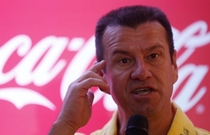 Imagen de archivo del ex futbolista brasileño Dunga en una rueda de prensa en Río de Janeiro