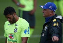 Hulk vuelve a perderse práctica de Brasil