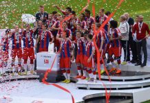 Bayern celebró el título de la Bundesliga