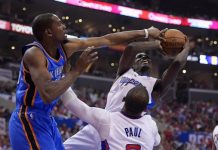 Clippers empatan serie