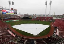 Padres-Rojos, pospuesto por lluvia