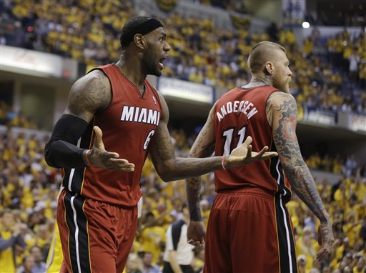 LeBron James, Chris Andersen