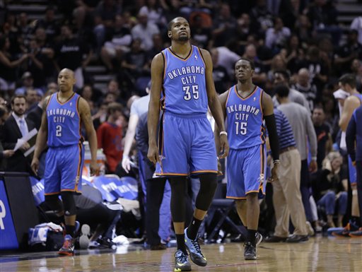 Kevin Durant, Reggie Jackson, Caron Butler