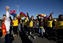 Mundial: Colombia llega en silencio a Argentina