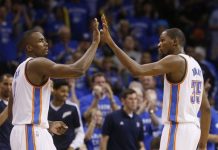 Ibaka reanima al Thunder, Spurs buscan el antídoto