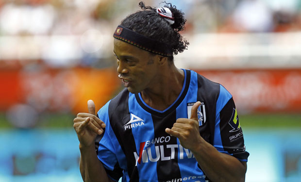 Brazilian footballer Ronaldinho