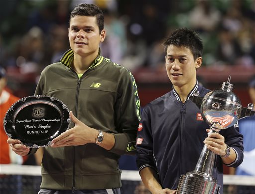 Kei Nishikori, Milos Raonic