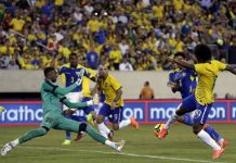 Brasil derrota a Ecuador por 1-0