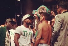 Maidana vs Mayweather cara a cara