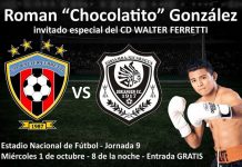 Chocolate como invitado de honor en juego Ferretti-Diriangén