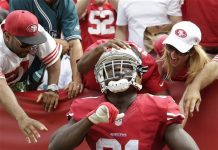 Gore y 49ers le quitan invicto a Eagles
