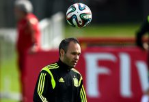 Iniesta no jugará dos partidos con la selección