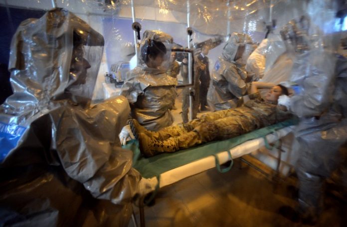 ITALY-SECURITY-EBOLA-TRAINING