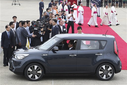 Pope Francis, Park Geun-hye