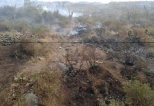 Santiago bajo denso humo por incendios forestales