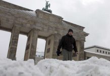 Berlín pasa por temperaturas bajo cero