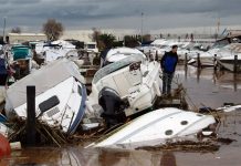 Lluvia provoca inundación en la Riviera francesa