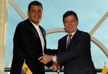 Ecuador dispuesto a cooperar con Colombia en negociaciones de paz