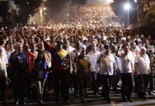 Presidentes Latinoamericanos participan en tradicional marcha de las antorchas en Cuba