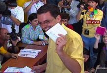 Candidatos ejercen voto en Costa Rica
