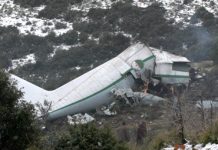 Luto en Argelia por accidente de avión