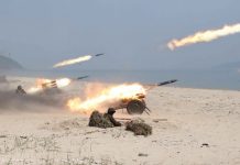 Corea del Norte ha lanzado más de 100 cohetes al mar