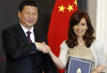 Argentina firma acuerdos de cooperación con China