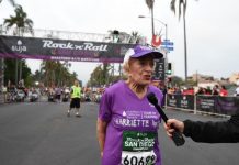 Una mujer de 91 Años termina la maratón de San Diego en tiempo récord