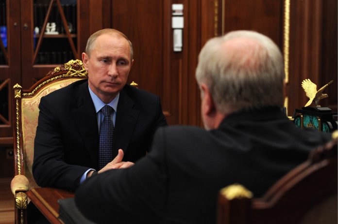 President Putin meets with Spravedlivaya Rossiya faction leader Mironov