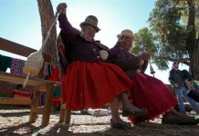 Brujos andinos ven futuro en plomo, huevo, cerveza