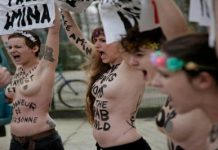 Mujeres protestan desnudas en París contra el sexismo en el mundo árabe