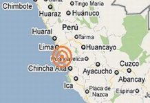 Sismo de 6,1 remece costa central de Perú