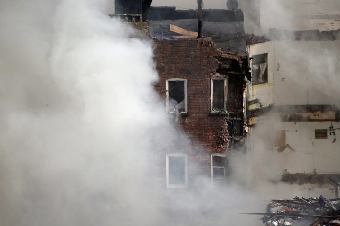Explosion Causes Two Buildings To Collapse In Manhattan's East Harlem Neighborhood