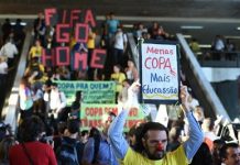 Ciudades brasileñas en calma tras protestas contra el Mundial de Fútbol