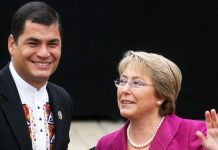 Presidente de Ecuador viaja a Chile para reunirse con Bachelet