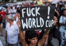 Realizan movimientos sociales de Brasil día de protestas contra Mundial 2014