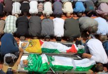 Tres mil palestinos en funerales de dos jóvenes muertos el día de la «Nakba»